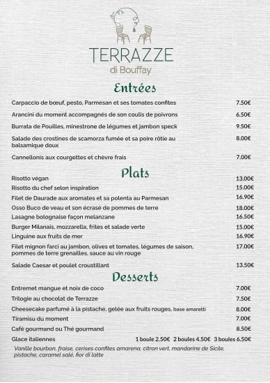 Restaurant Menu by Sowebio